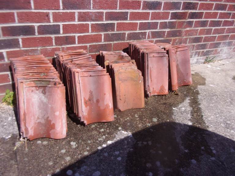 Reclaimed clay pantiles.