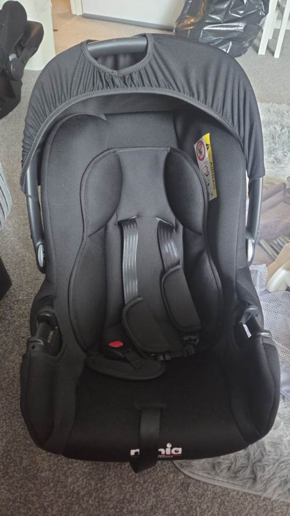 Nania Car Seat – Black, Good Condition
