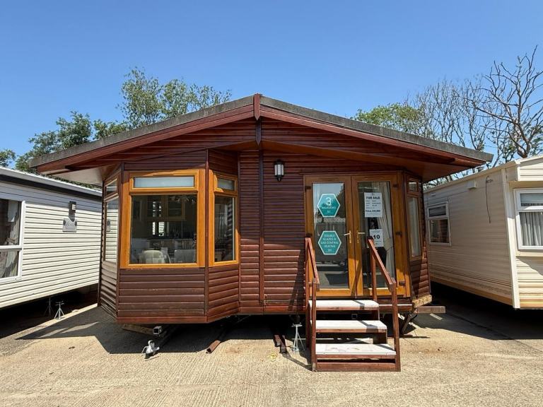 3 Bed Twin Lodge - Offsite Sale for Private Land - DG, CH, Bath, French Doors