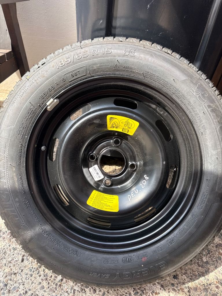 New tyre and rim 