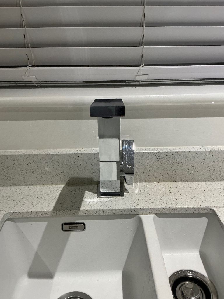 Kitchen tap by Teka in polished chrome