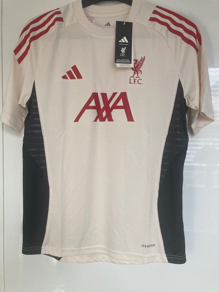 Adidas Liverpool FC Training Jersey - Cream, New with Tags