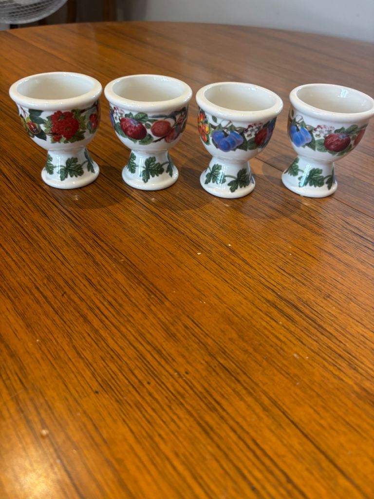 Portmeirion Egg Cups × 4