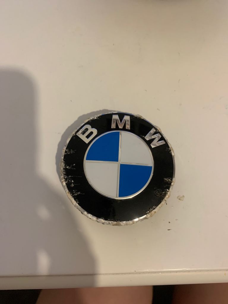 BMW badge for wheel