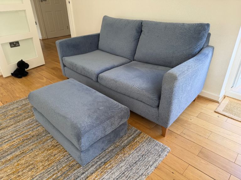 John Lewis Bailey II medium sofa and footstool