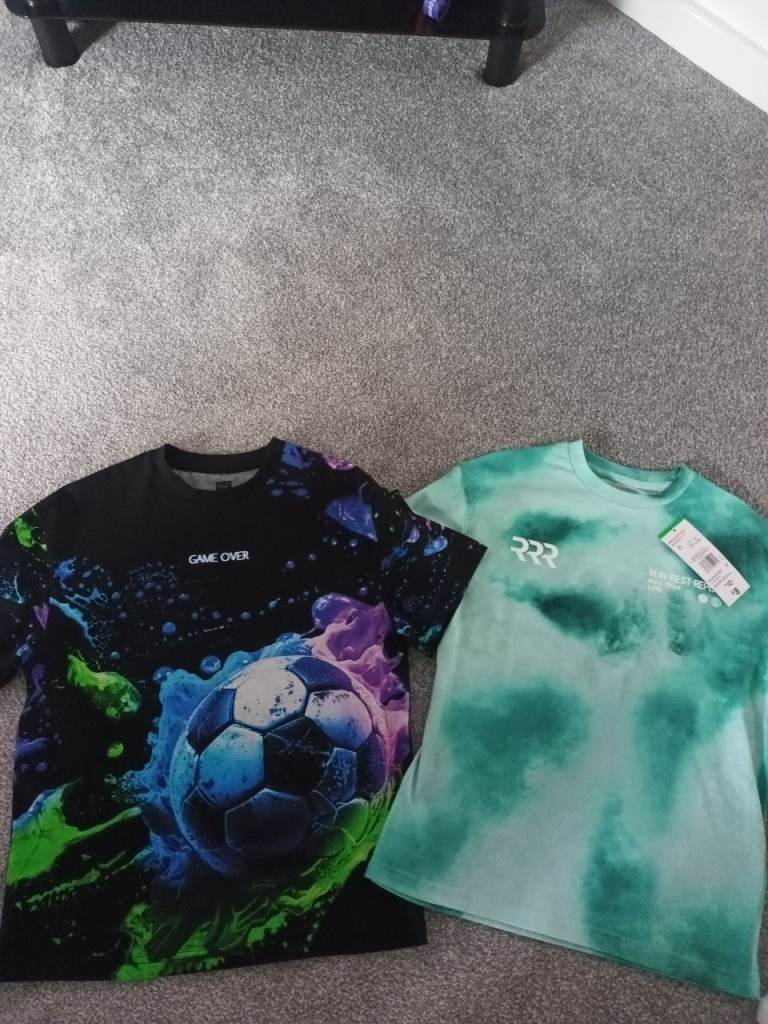 New Boys Gaming T-Shirt, 8-9 Years, Cotton