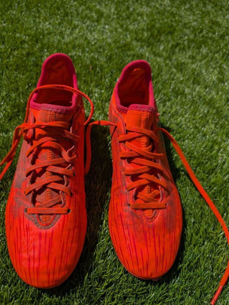 Adidas Red Football Boots for Kids - UK size 2.5
