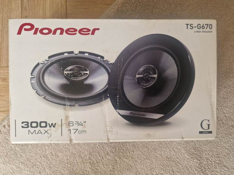 BRAND NEW PIONEER TS G670 SPEAKERS - 6.5 INCH