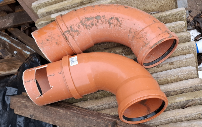 Underground Drainage - 2x 87.5° DS Bends