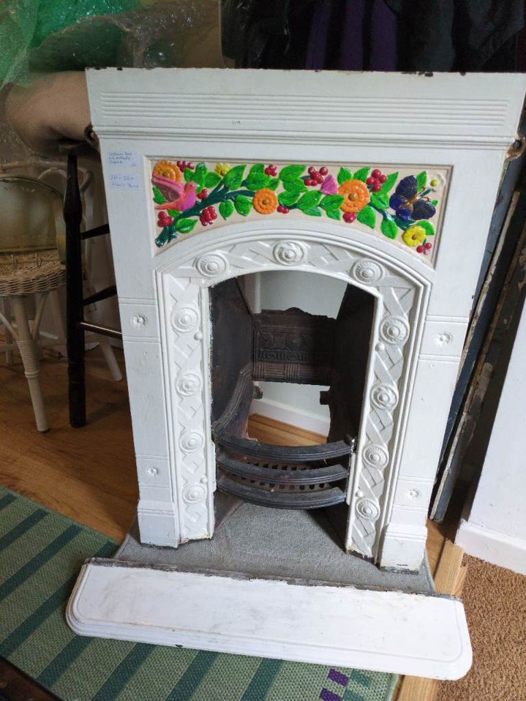 Cast iron fireplace 