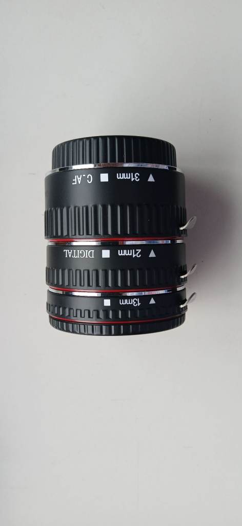 Camera Macro Extension Tube Set for Close-Up Photography