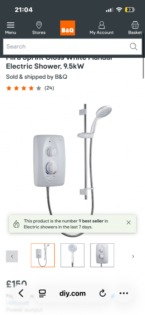 Electric shower