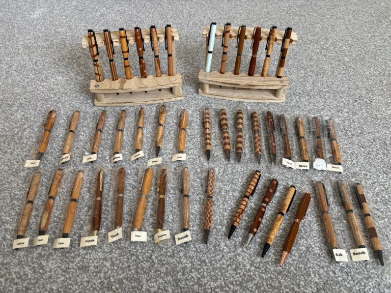 Handturned wooden pens £10 each 