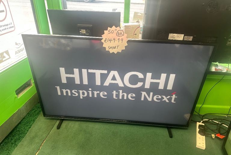Hitachi 50" 4K Ultra HD Smart TV — Model 50HK6200U — Fully Working ✅