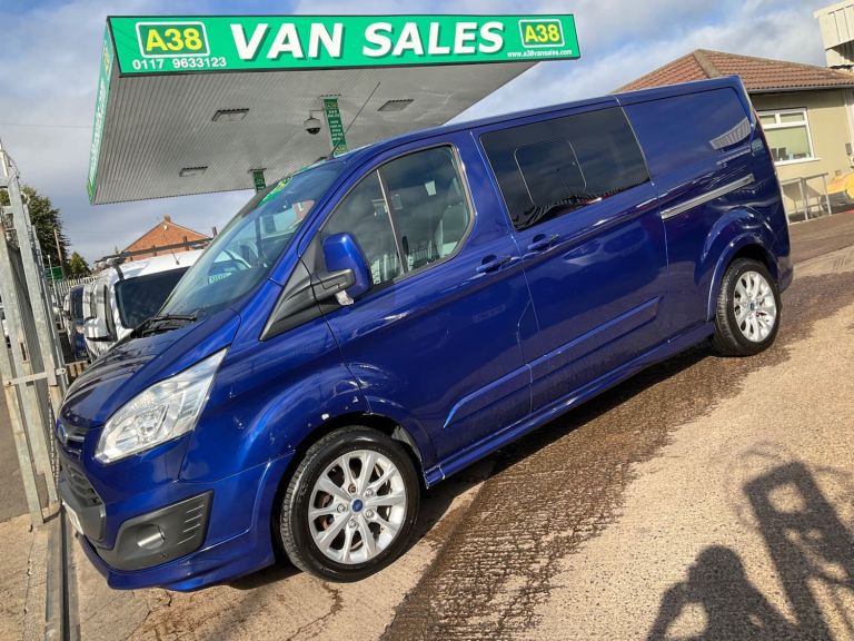 2017 Ford Transit Custom 290 SPORT L2 2.0 TDCI 170 BHP DOUBLE CAB VAN Crew Van Diesel Manual
