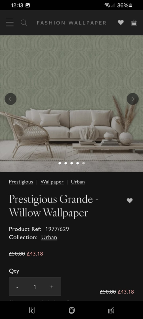 Wallpaper Prestigious Grand Willow wallpaper 