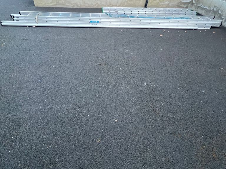 Industrial triple ladder