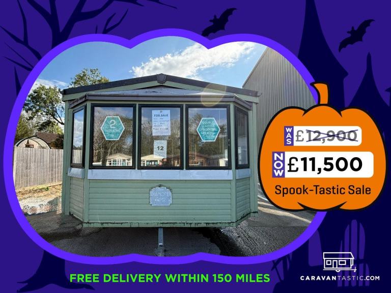 2 Bed 38x12 Static Caravan - New Carpets, DG, CH, Integrated Hob/Oven - Offsite