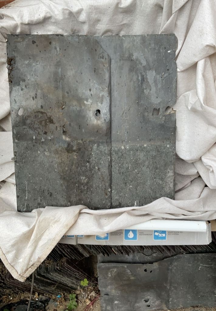 Used Roofing Slates / Tiles – Grey, Fair Condition