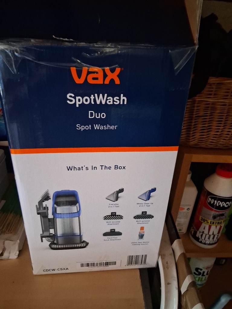 New Vax SpotWash Duo Spot Washer – Unused in Box