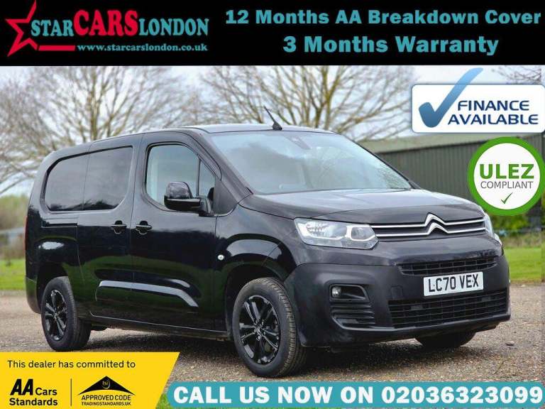 2020 Citroen Berlingo 1.5 BlueHDi 950Kg Driver 130ps EAT8 [Start Stop] PANEL VAN DIESEL Automatic