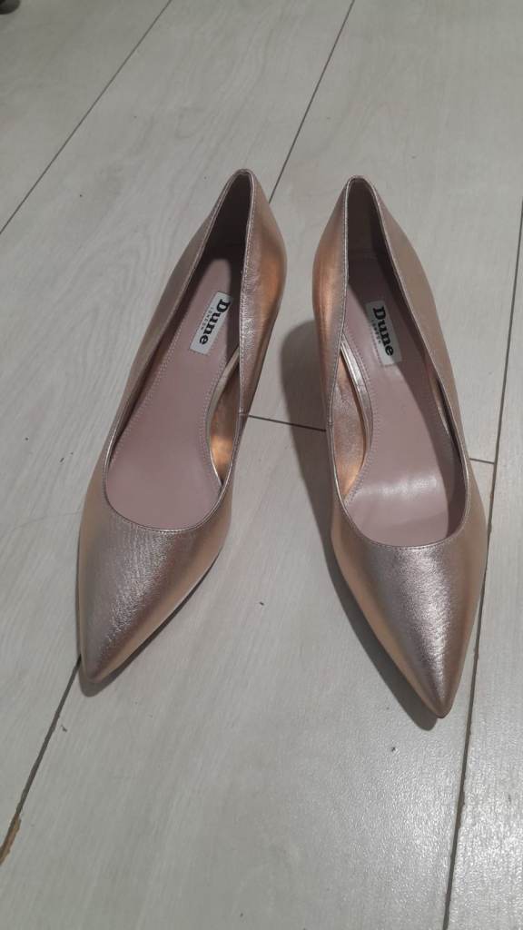 Dune Rose Gold Heels – Good Condition - eu39/uk 6
