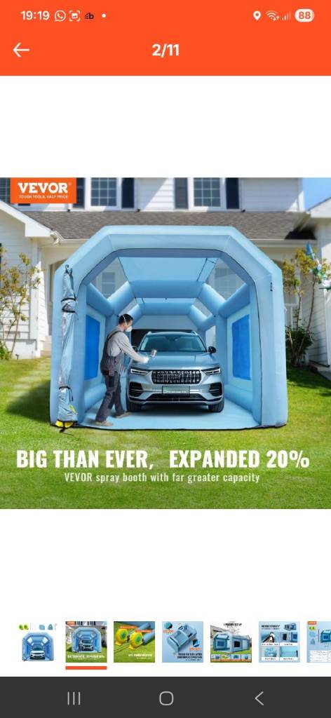 spray booth car paint tent 