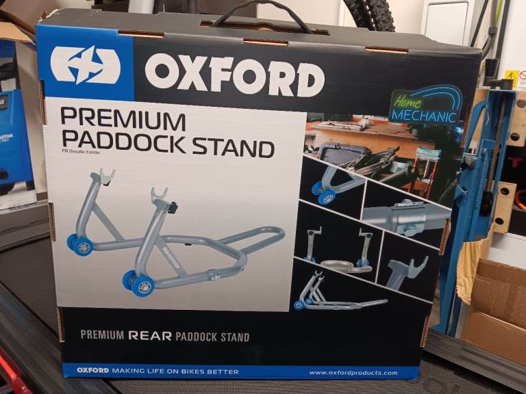 ..Premium oxford paddock stand..