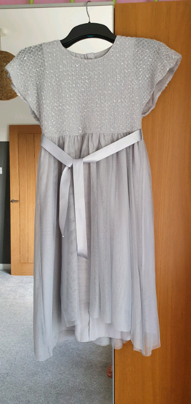 Monsoon sequin bridesmaid/flower girl dress age 9