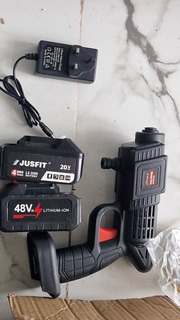 JUSFIT Portable Pressure Washer – NEW, Cordless Handheld