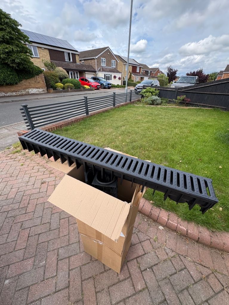 Plastic Drainage Channels 3 x 1m Lengths