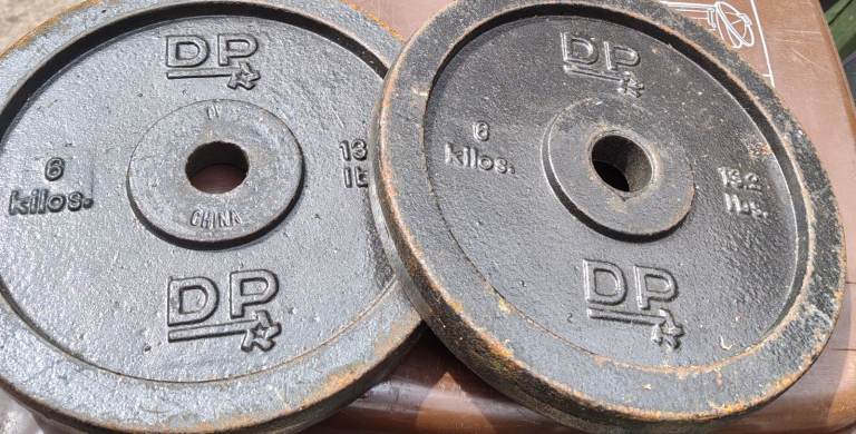 Gym equipment 2 x 6 kg total 12kg