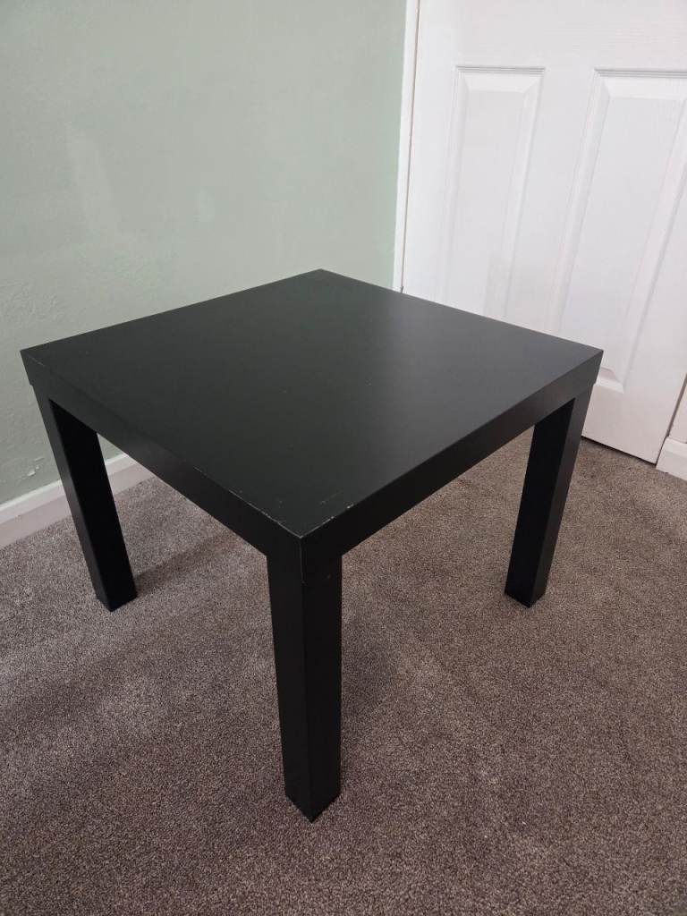 FOR FREE Black Square Coffee Table / Side Table – Good Condition