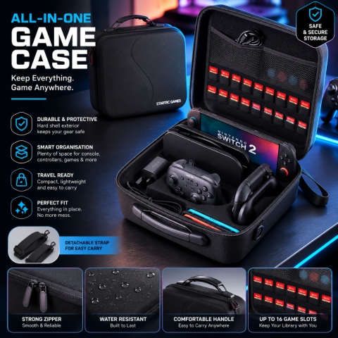 STARTRC Carry Case ONLY for Nintendo Switch 2 Hard Travel Storage Bag Shell in Coventry, West Midlands