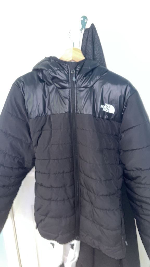 North face men’s large coat small rip on inside of jacket 