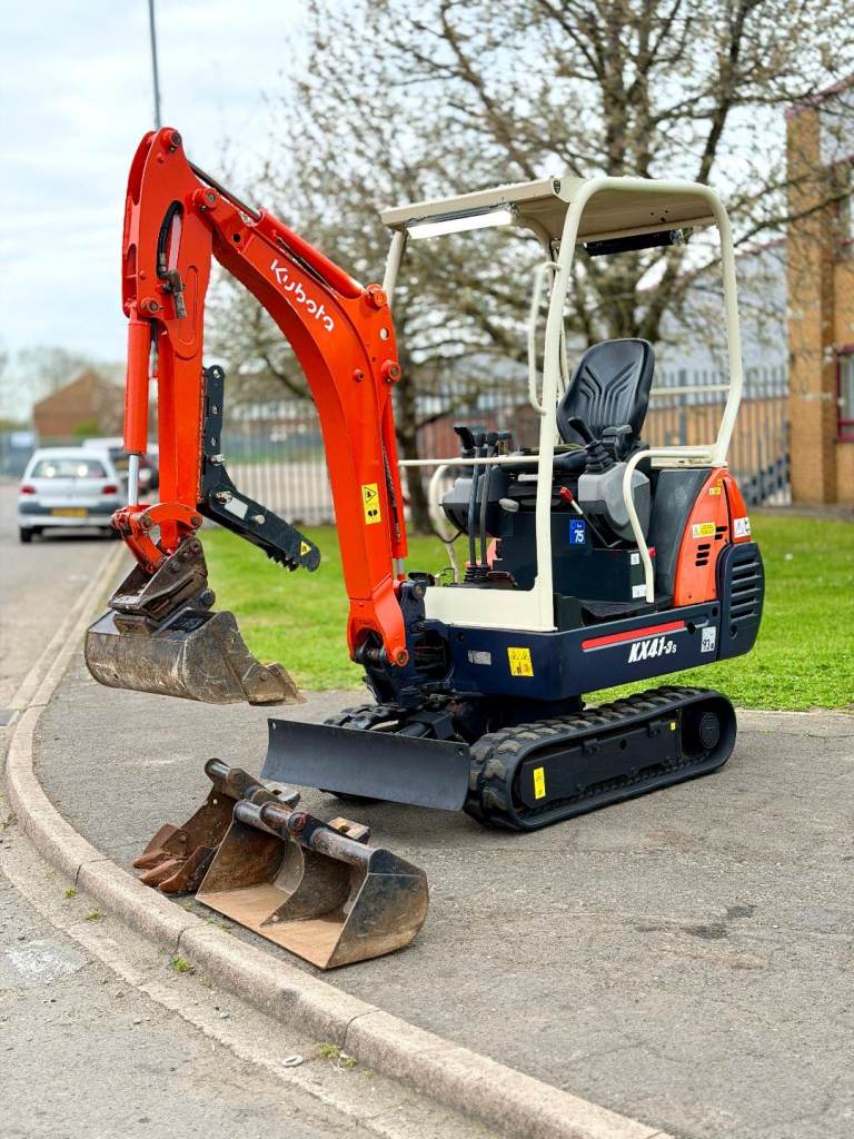 Kubota KX41-3 Mini Digger 1.5T Diesel 3 Cylinder  