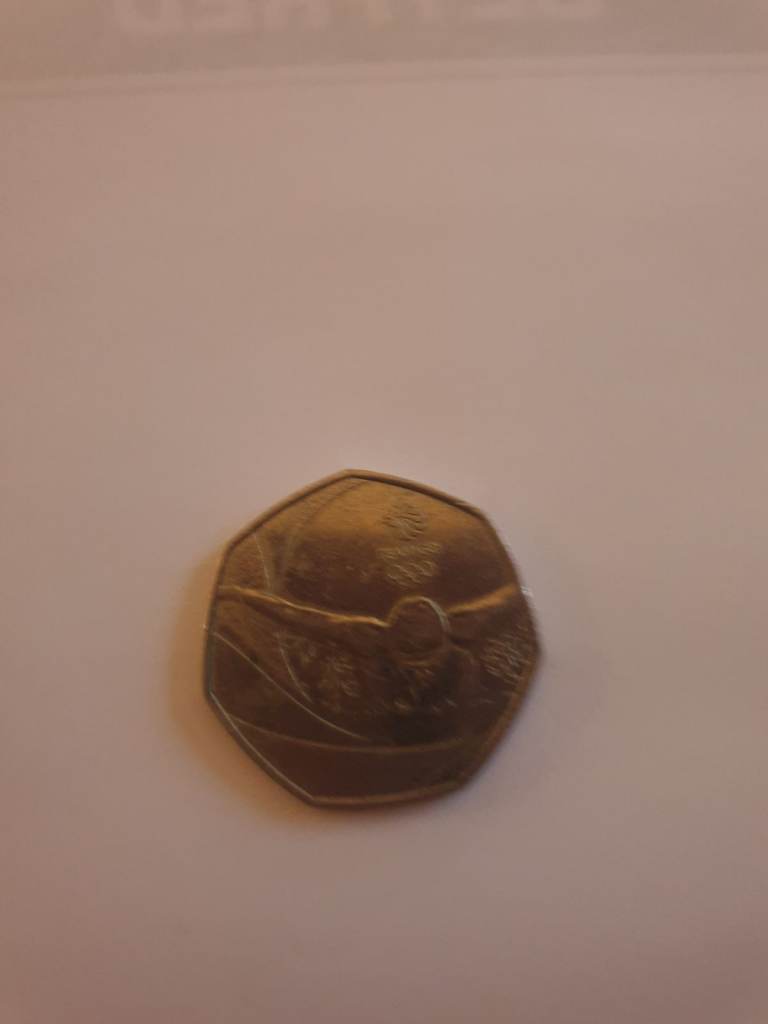 Rare 2016 Olympic 50p coin 