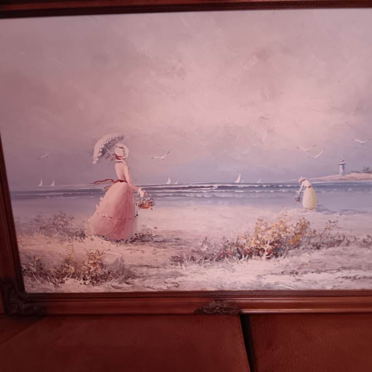 Original oil painting by Marie Charlot