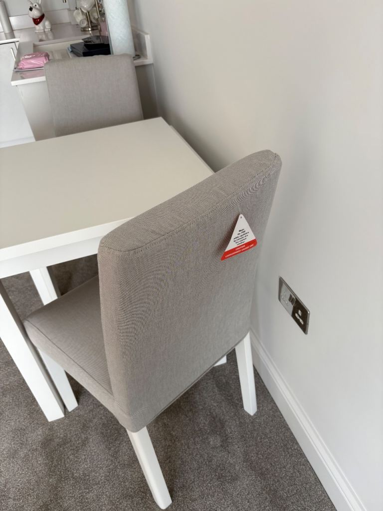 IKEA folding table and two chairs 