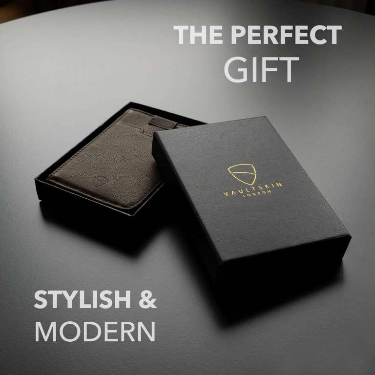 RFID Wallet for Women Vaultskin Notting Hill Slim | Leather | Zipper | Ideal Gift | RRP£49