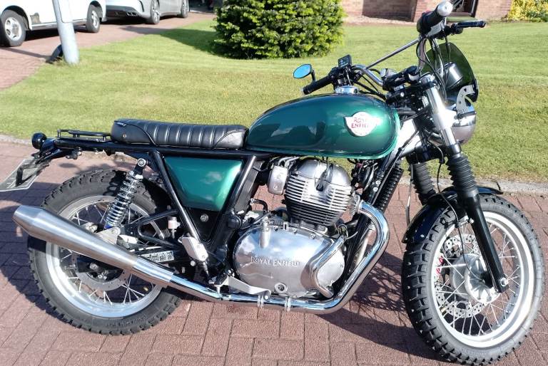 ROYAL ENFIELD, INTERCEPTOR, SCRAMBLER STYLE, RETRO, 2019, 650 (cc) TRIUMPH CAFE Racer