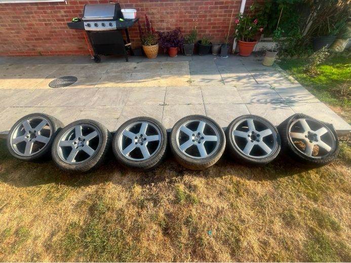 VOLVO 850 T5R oem TITAN ALLOYS (set of 6 BARGAIN PRICE)
