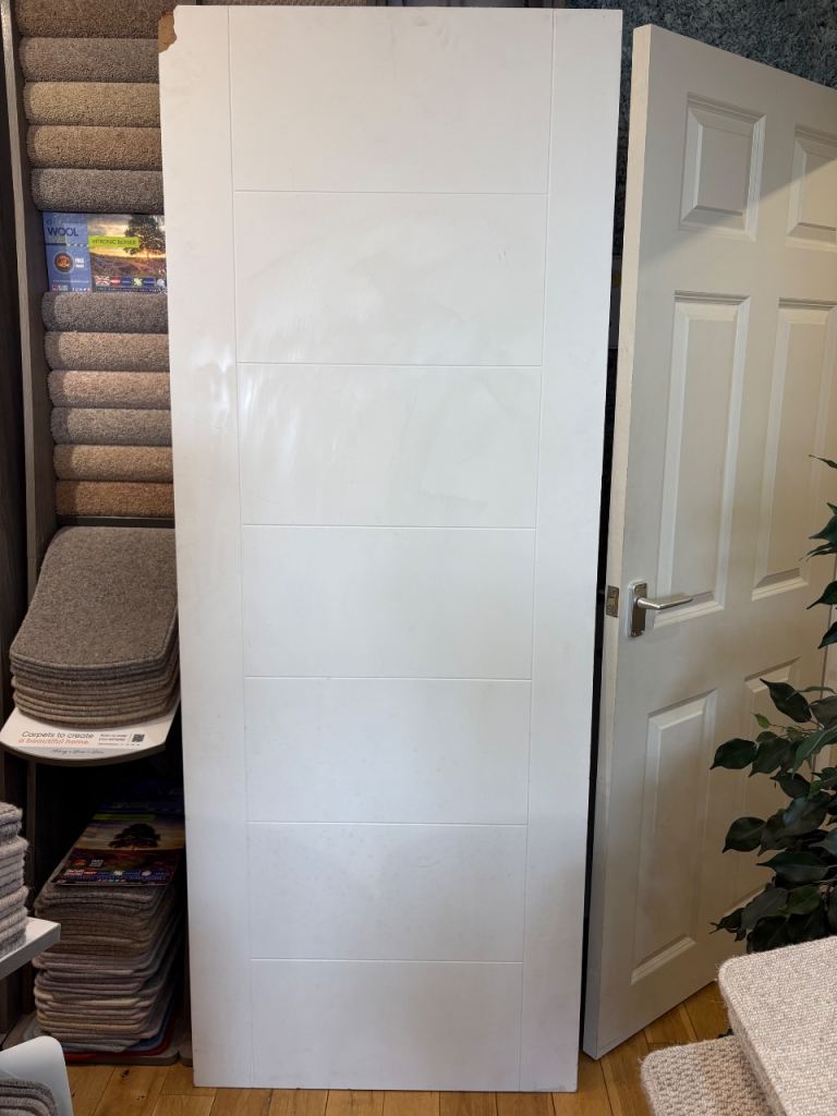 Internal white door