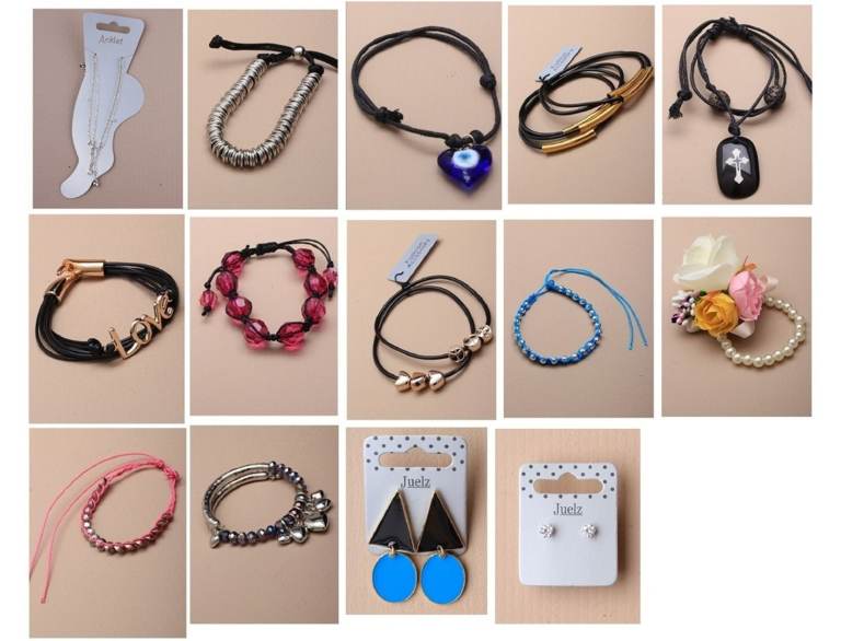Wholesale Joblot of 40 assorted pieces of jewellery, 1 of each item - Joblot 37