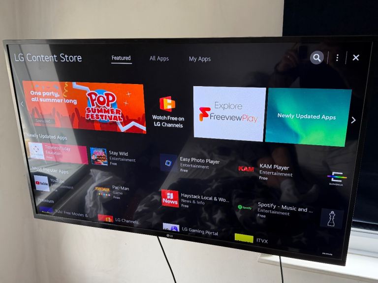 LG 43" 4K TV