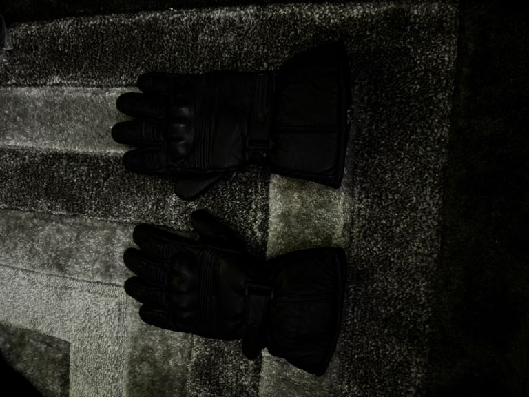 Westwood fox leather motorcycle gloves 