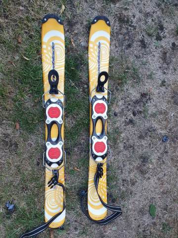 Salomon Snowblade Freeglide Buzz 90 short skis w/ Bindings Unisex