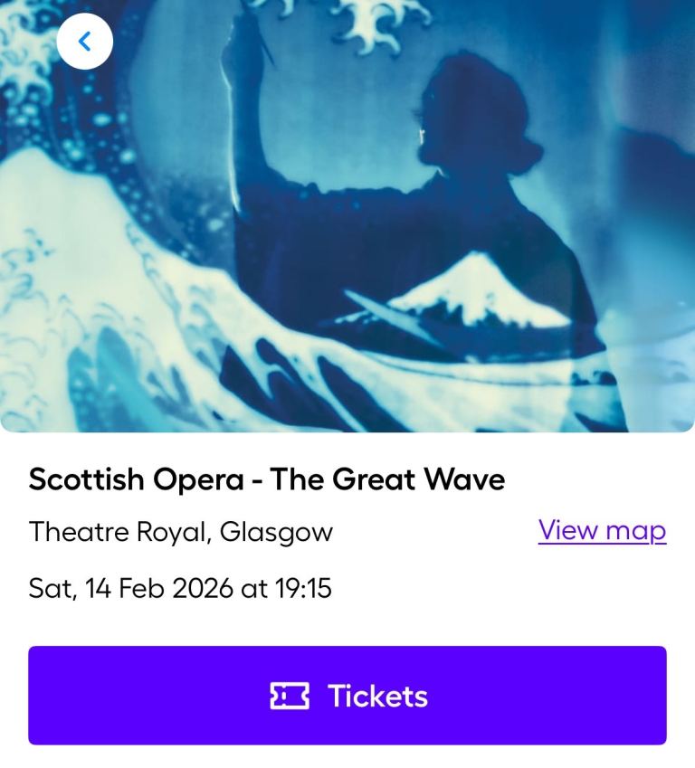 Scottish Opera The Great Wave Tickets