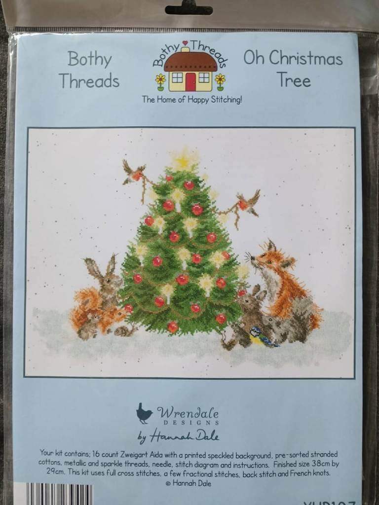Bothy Threads Oh Christmas Tree counted cross stitch kit