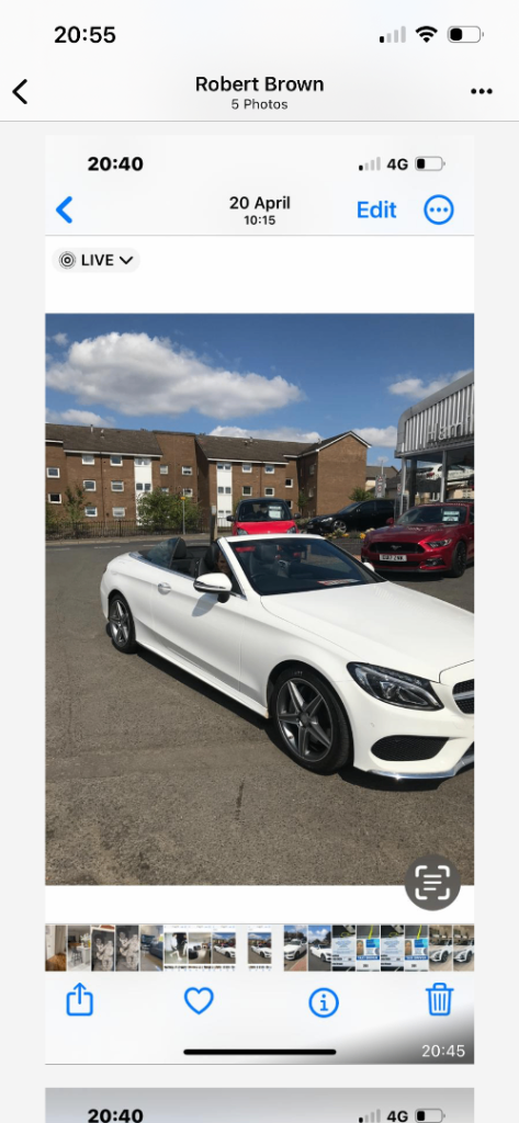 Mercedes-Benz, C CLASS, Convertible, 2017, Other, 2143 (cc), 2 doors